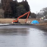 1.21ため池土砂浚渫開始